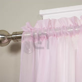 Polyester Sheer Net Curtain Dusty Pink 2